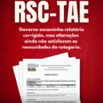 Governo encerrou debate sobre ajustes no PL do RSC-TAE: veja o relatório da reunião de 27/01