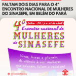 Faltam dois dias para o 4º Encontro Nacional de Mulheres do SINASEFE, em Belém do Pará