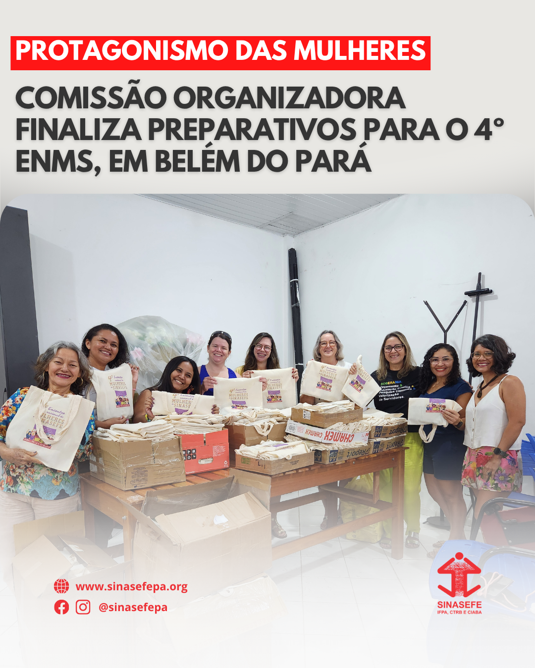 Comissão Organizadora finaliza preparativos para o 4º ENMS, em Belém do Pará