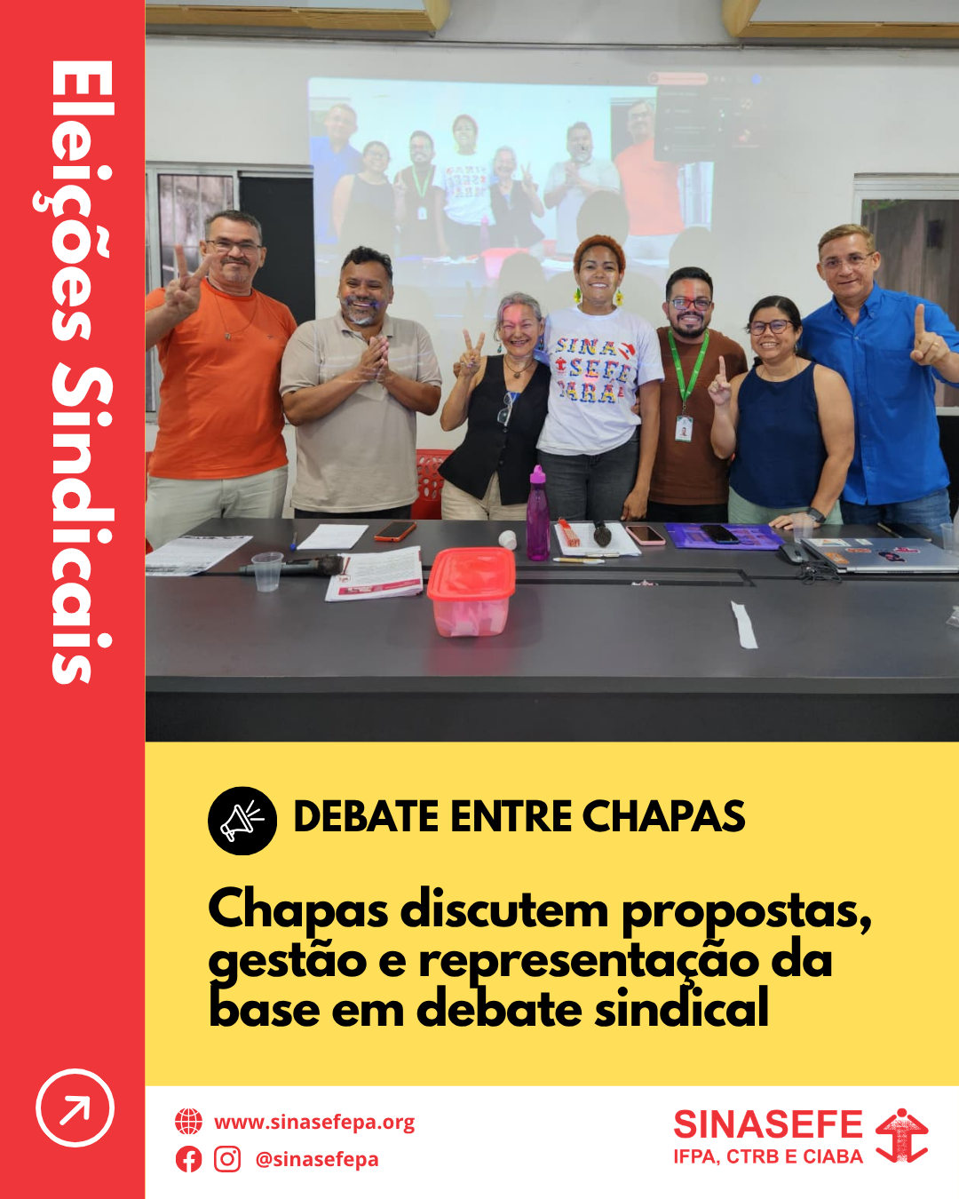 Chapas discutem propostas, gestão e representação da base em debate sindical