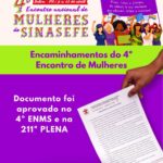 Confira os encaminhamentos do 4º Encontro Nacional de Mulheres do SINASEFE