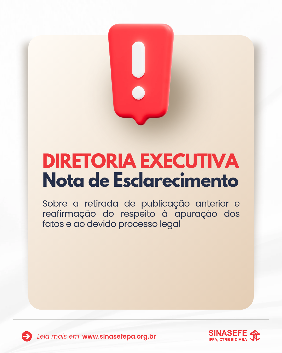 Nota de Esclarecimento