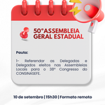 50ª AGE vai referendar representantes da Seção Sindical IFPA, CTRB e CIABA para o 38º CONSINASEFE